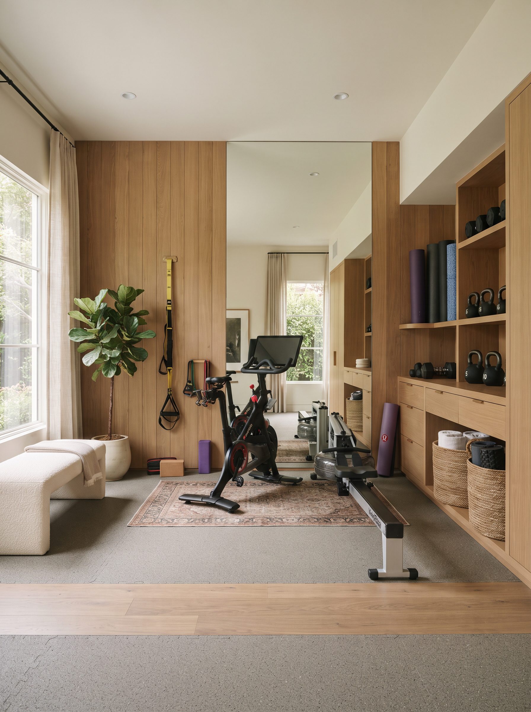 Beautiful Home Gym Ideas That Don’t Look Like a Garage Workout Space