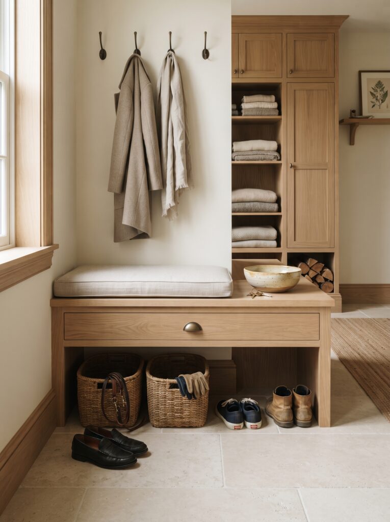 The Hidden Mudroom Drawer That Makes Everyday Clutter Disappear
