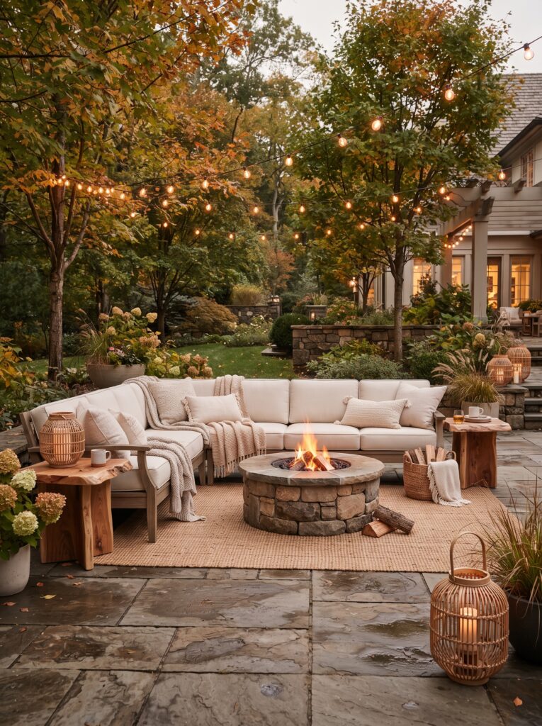 Cozy Outdoor Living Ideas for Chilly Fall Evenings