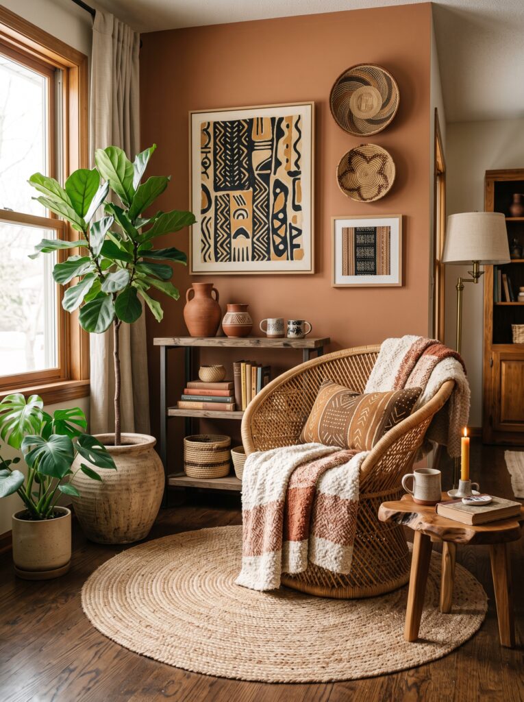 Afrohemian Home Decor Ideas: How to Create a Warm, Collected and Artistic Home