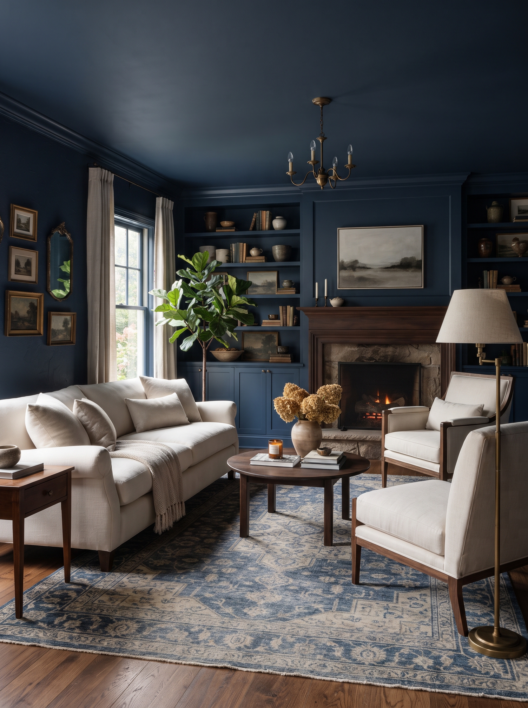 Moody Blue Room Ideas for a Sophisticated Cozy Home