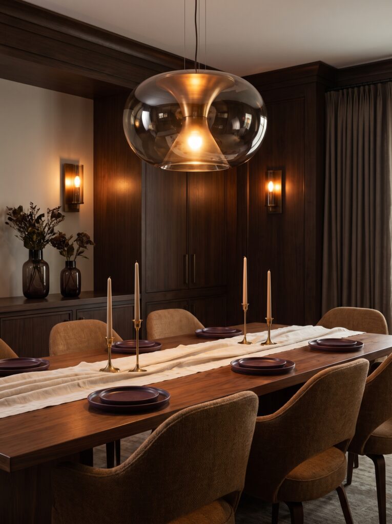Moody Dining Room Lighting Ideas That Make Every Dinner Feel Expensive