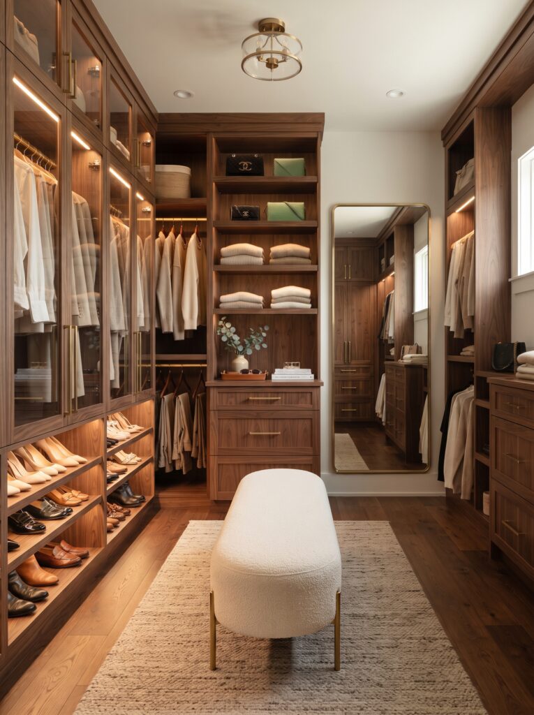 Walk-In Closet Ideas That Make Everyday Dressing Feel Luxurious