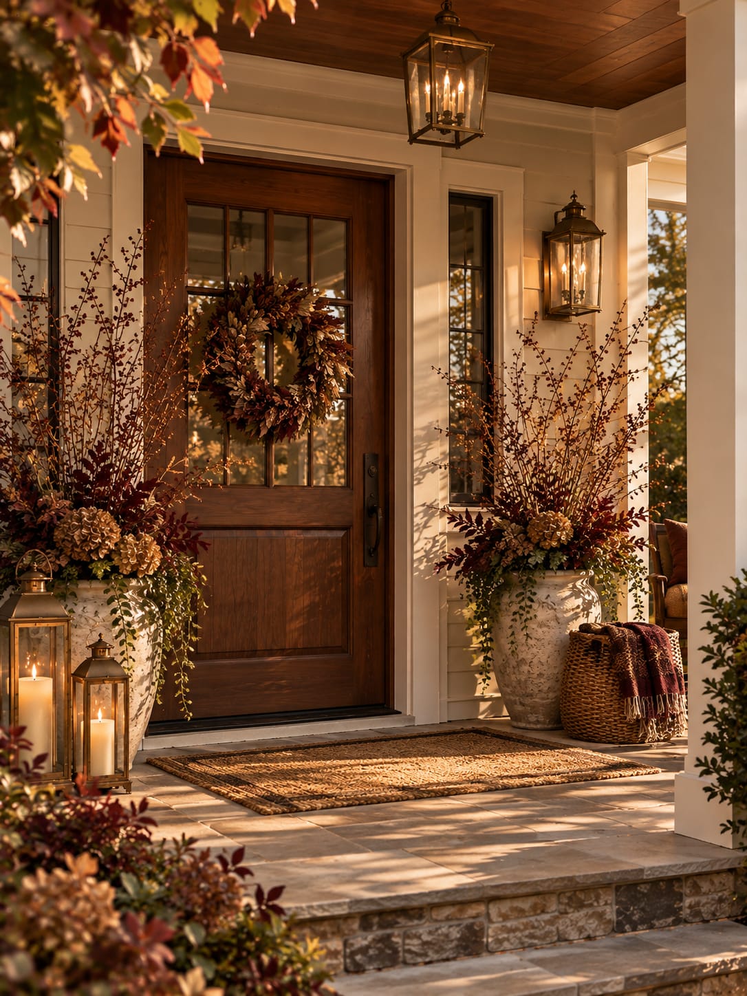 Elegant Fall Front Porch Ideas That Feel Expensive & Welcoming