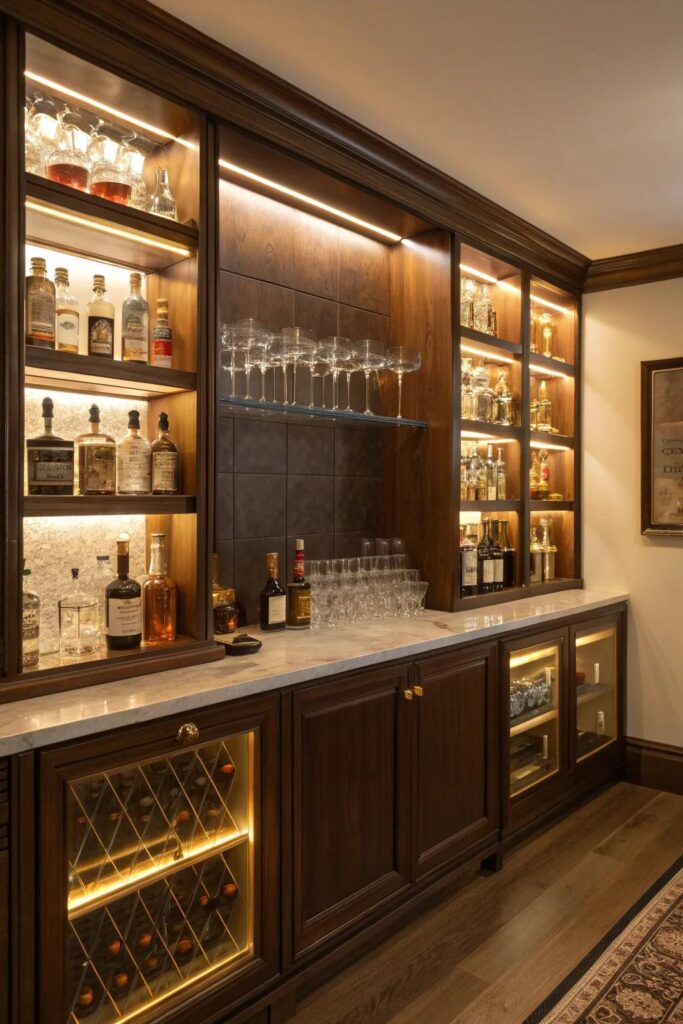 Built-In Home Bar Ideas That Make Any Corner Feel Custom
